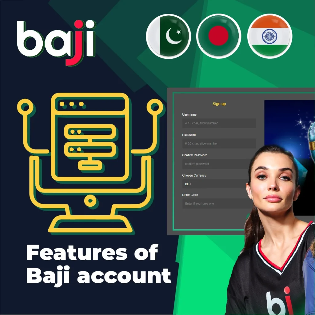 Baji Live account features