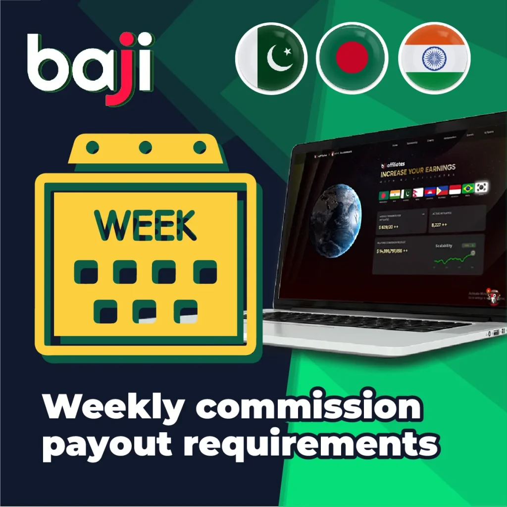 Weekly commission payout requirements